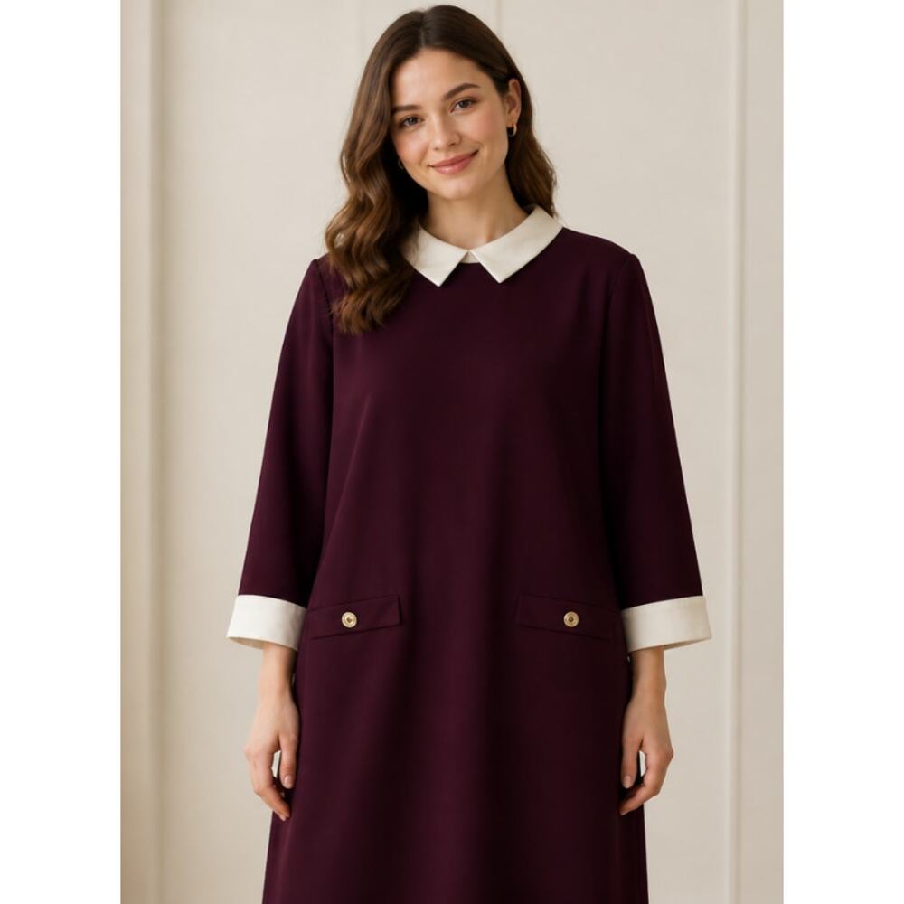 Tommy Hilfiger Women's Collared Shift Dress